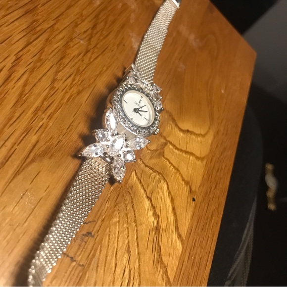 Lenox Accessories Lenox Sterling Silver Crystal Watch Poshmark